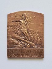 Médaille plaque bronze d'occasion  Montpellier-