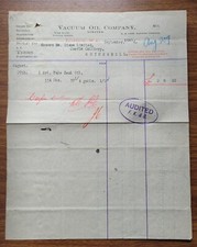1906 vacuum oil for sale  HASTINGS