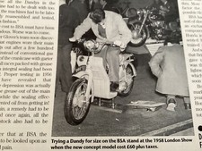 Bsa dandy motorcycle for sale  BRIGHTON