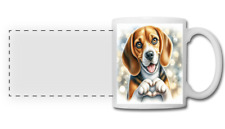 Mug personnalisable beagle d'occasion  Vidauban