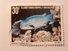 Polynésie française timbre d'occasion  Outreau