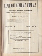Foro italiano repertorio usato  Italia