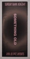 Rave flyer something for sale  ABERGAVENNY