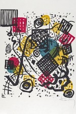 Plakat 61x91,5cm Kleine Welten V, Wassily Kandinsky Vintage Salon, używany na sprzedaż  PL