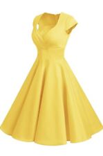 Kleid gelb 50er gebraucht kaufen  Erkrath