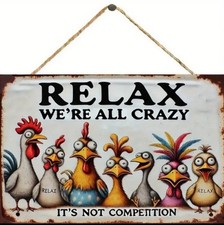 Wooden sign relax for sale  ST. LEONARDS-ON-SEA
