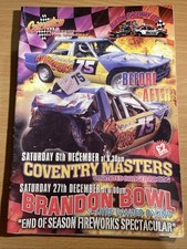 Banger racing programme for sale  BURTON-ON-TRENT