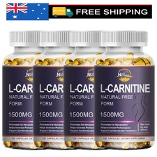 Cápsulas de acetil L carnitina 1500mg pílulas de suplemento dietético queimador de gordura forte comprar usado  Enviando para Brazil