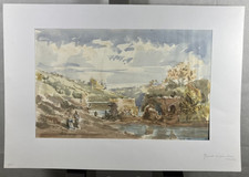 Aquarelle paysage ecole d'occasion  Vannes