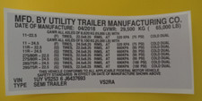 Placa de vinil UTILITY TRAILER comprar usado  Enviando para Brazil