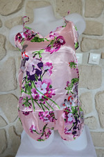 Pyjashort caraco rose d'occasion  Courville-sur-Eure