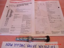 NOVA VÁLVULA HYDAC # WK10J-01 (MGF id # bo2-14-0101) BIL JAX-HAULOTTE comprar usado  Enviando para Brazil