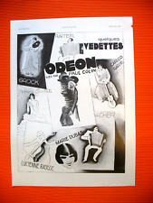 Publicite presse odeon d'occasion  Mazamet