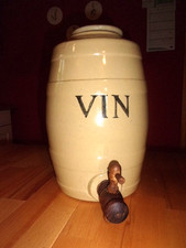 Vintage weinspender keramik gebraucht kaufen  Hoisdorf