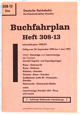 Deutsche reichsbahn buchfahrpl gebraucht kaufen  Mittweida