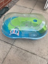 Blue hamster cage for sale  BOLTON