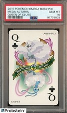 2015 Pokemon Omega Ruby Playing Card Mega Altaria Queen of Clubs PSA 10 comprar usado  Enviando para Brazil