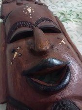 Grande maschera africana usato  Treviglio