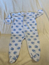 Schlafoverall weiß igel gebraucht kaufen  Arnsberg