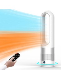 Ventilador de torre sem lâmina 2 em 1 e aquecedor de espaço, controle remoto, 8 velocidades e 3 aquecedores, usado comprar usado  Enviando para Brazil