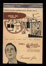 ADEGA DE EVORA RESTAURANTE TIPICO PORTUGUES BRASILE MATCHBOX LABEL AMERICA comprar usado  Enviando para Brazil