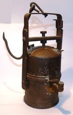 Alte grubenlampe karbid gebraucht kaufen  Triefenstein