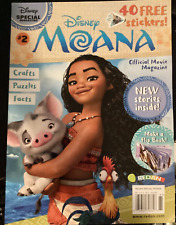 DISNEY SPECIAL MOANA MAGAZINE #2 40 FREE STICKERS! comprar usado  Enviando para Brazil