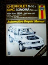 Chevrolet S-10 & Blazer Gmc Sonoma & Jimmy Oldsmobile Bravada Isuzu Hombre: 199, comprar usado  Enviando para Brazil