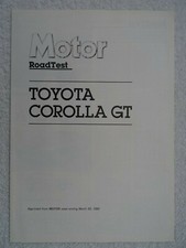 Toyota corolla road for sale  BOURNEMOUTH