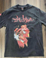 Camiseta manga curta Neon Genesis Evangelion Asuka preta GIGANTE EUA tamanho G usada comprar usado  Enviando para Brazil