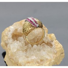 Anello rubini brillanti usato  Sustinente