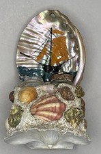 Vintage painted seashell for sale  Westfield