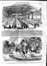 Máquina de rega Exeter original antiga impressão 1859 banquete Lancers mercado comprar usado  Enviando para Brazil