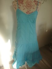 Kleid sommerkleid spaghettitr� gebraucht kaufen  Durmersheim
