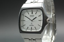 [Exc+5] Reloj Hombre Vintage Seiko Silver Wave 8221-5020 Tank Cuarzo De JAPÓN segunda mano  Embacar hacia Mexico