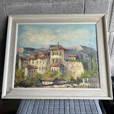 Peinture huile signée. d'occasion  Tournefeuille