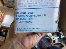 Parker hardware 2600 for sale  Gloversville