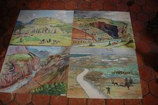 Lot anciennes affiches d'occasion  Cuise-la-Motte