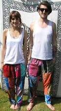 Pantalones Patchwork, adulto + adolescente. Pantalones Boho Hippy Funky Coloridos. Talla 8-18 segunda mano  Embacar hacia Mexico