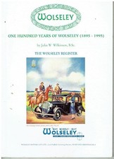 Wolseley co. model for sale  WORKSOP
