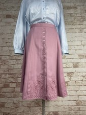 Rosy purple embroidered for sale  ELY