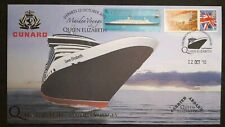 Capa comemorativa 2010 Cunard Queen Elizabeth Maiden Voyage - selo QE2 comprar usado  Enviando para Brazil