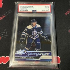 2023-24 UD YOUNG GUNS EXTENDED HUNTER MCKOWN ACETATO #231 SSP RARO PSA 9 comprar usado  Enviando para Brazil
