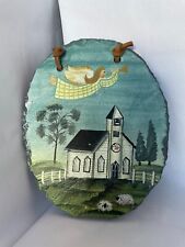 Hand painted oval for sale  Rougemont