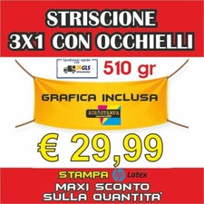 Banner striscione pubblicitari usato  Maddaloni