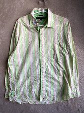 Camisas formais casuais Tommy Hilfiger tamanho M masculinas logotipo listrado verde comprar usado  Enviando para Brazil
