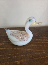 Estatueta de pato peso papel vidro arte Murano meados do século XX, usado comprar usado  Enviando para Brazil