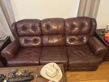 Leather sofa for sale  Bethel