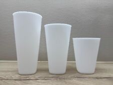 Verres blancs plastiques d'occasion  Saint-Étienne-des-Oullières
