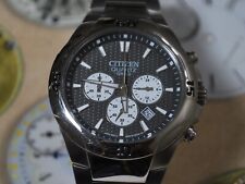 Bom relógio cronógrafo masculino Citizen 0520 aço inoxidável quartzo com data comprar usado  Enviando para Brazil